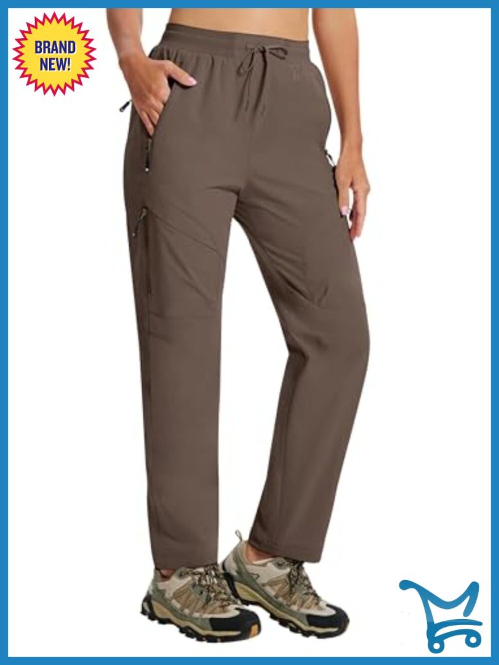 Women's Lightweight Quick Dry Hiking Cargo Pants High Stretch